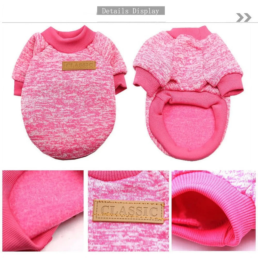 Dog Sweatshirt Vest Puppy Clothes Casual Daily Simple Style Summer Spring Dog Clothing for Corgi Beagle Bulldog Shiba Inu Cocker