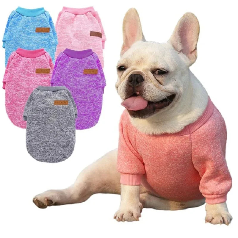 Dog Sweatshirt Vest Puppy Clothes Casual Daily Simple Style Summer Spring Dog Clothing for Corgi Beagle Bulldog Shiba Inu Cocker