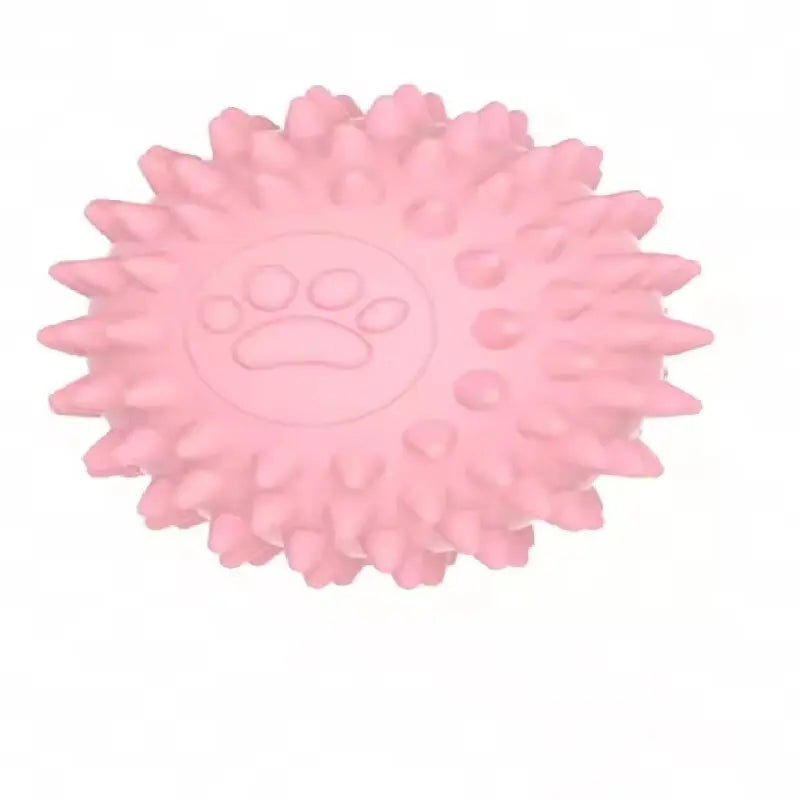 Dog Chewing Toy Interactive Rubber Ball for Small Large Dog Cat Pet Tooth Cleaning Indestructible Footprint Ball Pet Supplies
