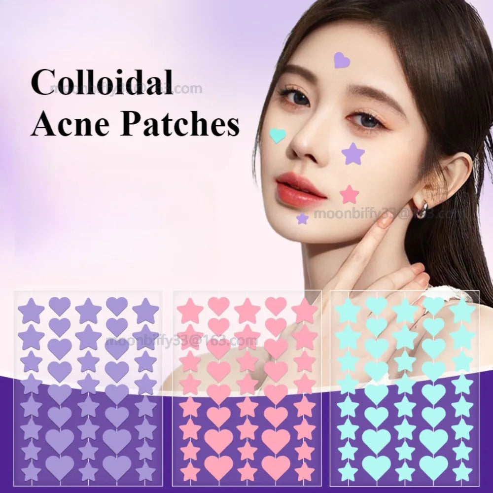 Colorful Star Pimple Patch Acne Colorful Invisible Acne Removal Skin Care Stickers Concealer Face Spot Beauty Skin Care Tools