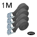 3/4 Pces 1M Buckle Tie-Down Belt Cargo Straps For Car Motorcycle Bike With Metal Buckle Tow Rope Strong Ratchet Belt for Luggage