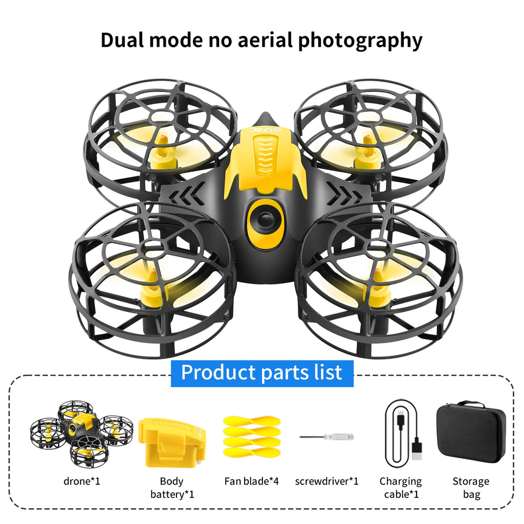 4DRC V18 Mini Drone 3D Flip Headless Mode Drones Air Pressure Height Maintain RC Quadcopter Dron Children's Toy Gift NEW