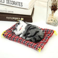 Lovely Plush Kittens Home Decoration Car-styling Car Ornaments Cute Simulation Sleeping Cats Dashboard Decoration
