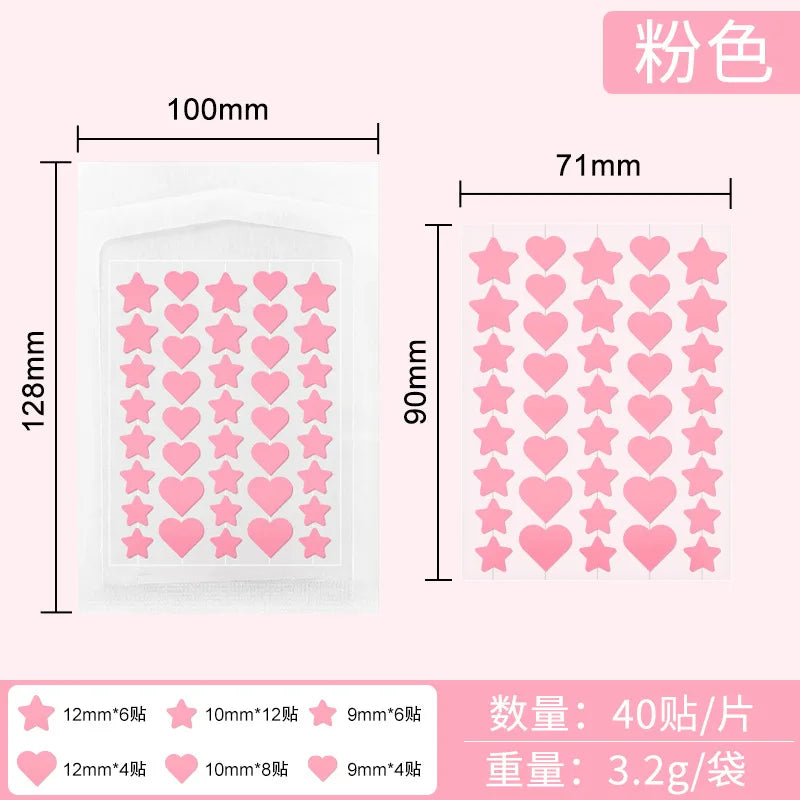 Colorful Star Pimple Patch Acne Colorful Invisible Acne Removal Skin Care Stickers Concealer Face Spot Beauty Skin Care Tools