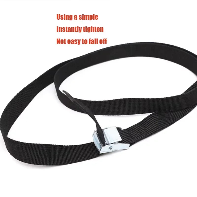3/4 Pces 1M Buckle Tie-Down Belt Cargo Straps For Car Motorcycle Bike With Metal Buckle Tow Rope Strong Ratchet Belt for Luggage