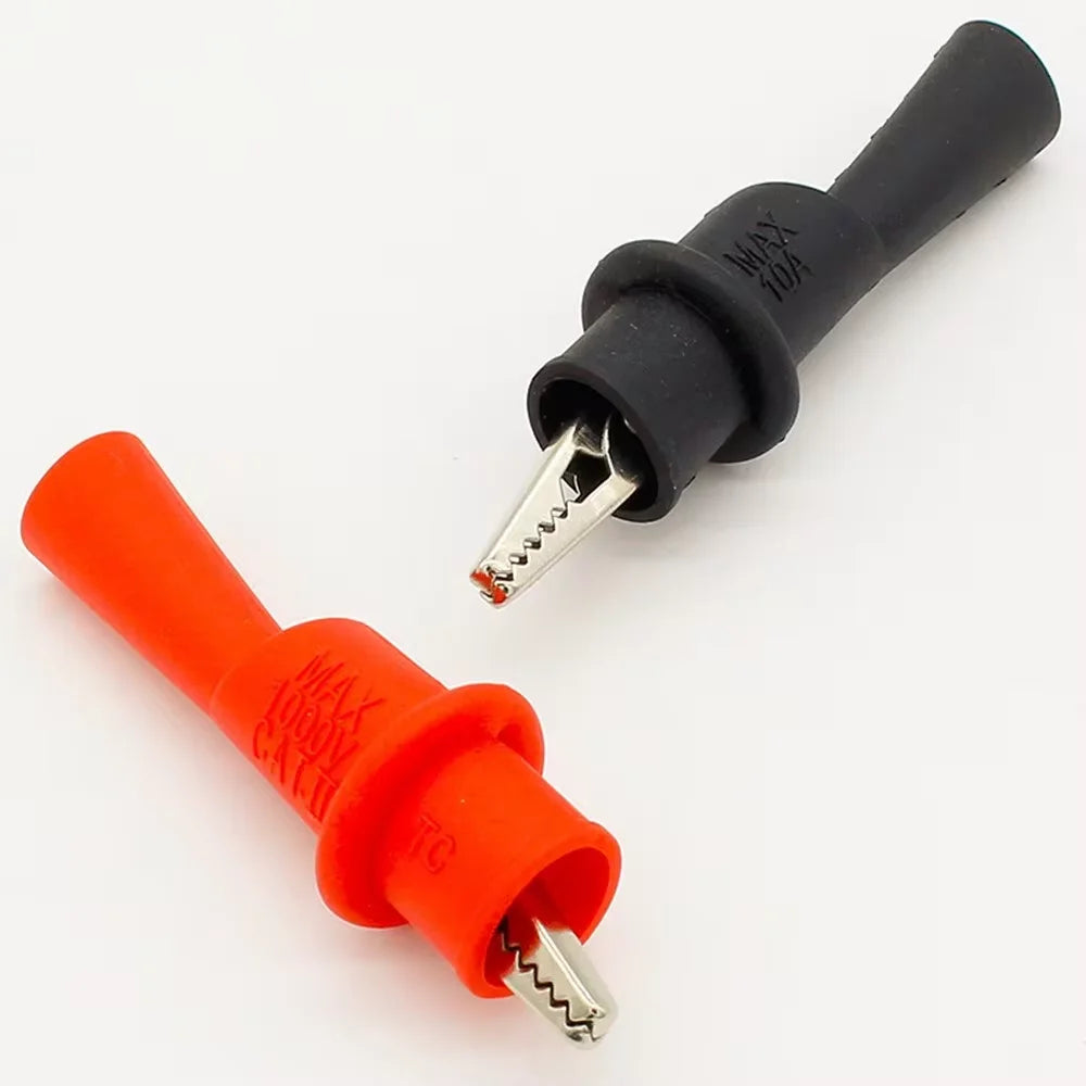 5/1 Pairs Alligator Crocodile Test Clips Clamps for Multimeter Test Lead Alligator Clips Electrical Clamp Testing Probe Meter