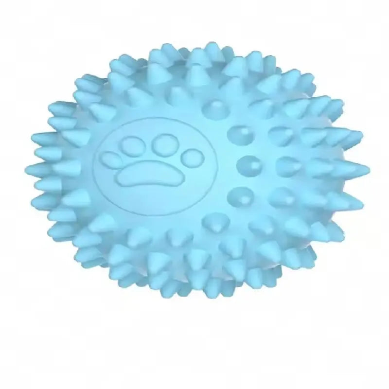 Dog Chewing Toy Interactive Rubber Ball for Small Large Dog Cat Pet Tooth Cleaning Indestructible Footprint Ball Pet Supplies